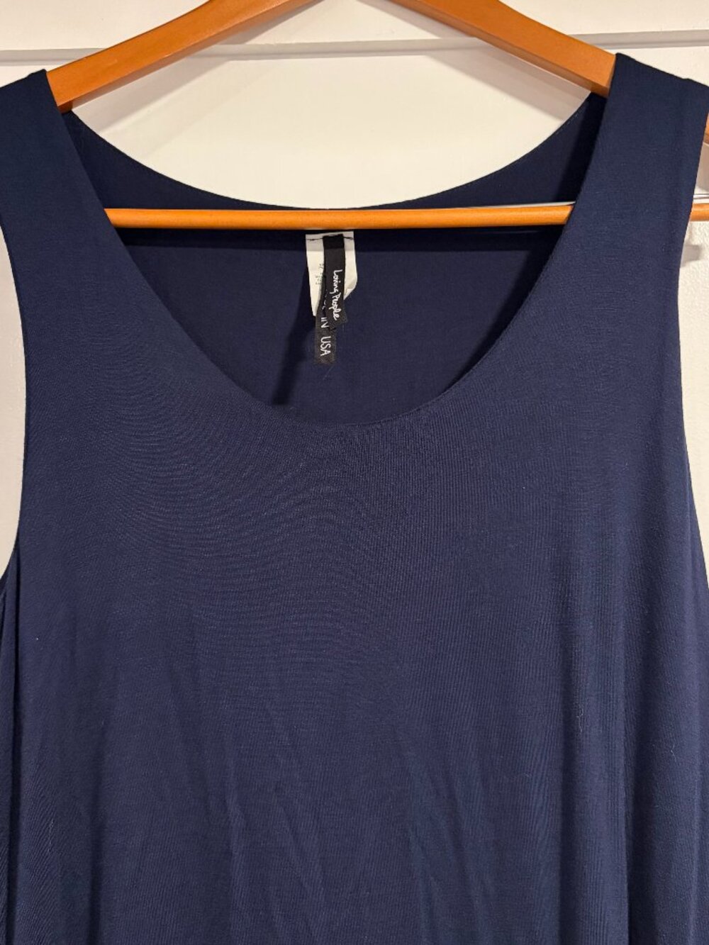 Navy blue Loving People tunic overlay casual dress, L